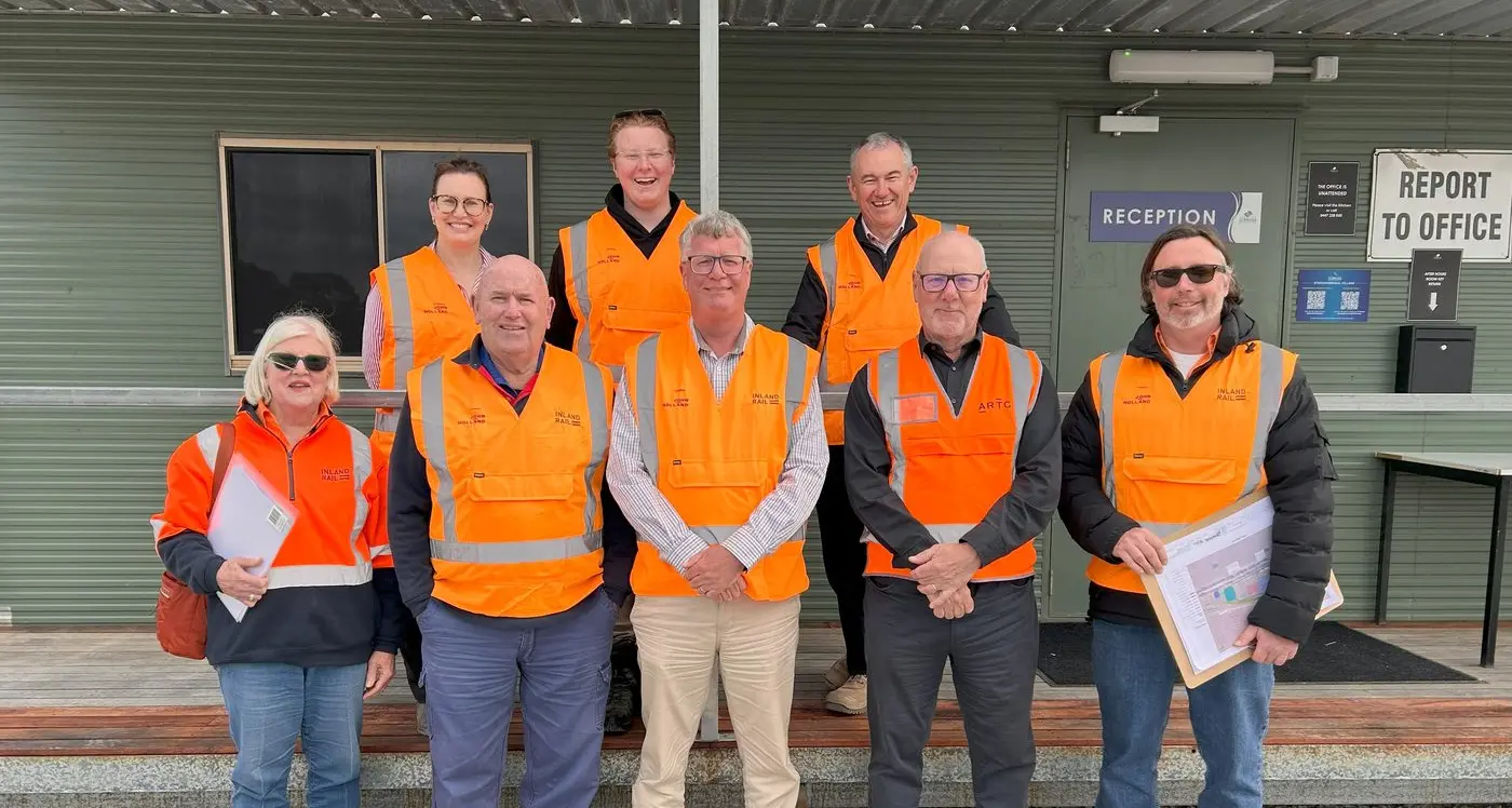 Accommodation site welcomes local Inland Rail workforce