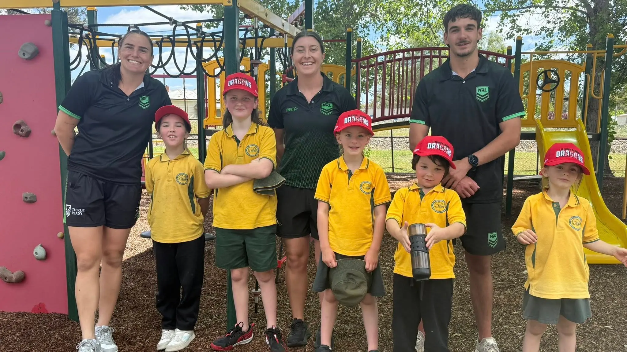 Small schools train with NRLW star