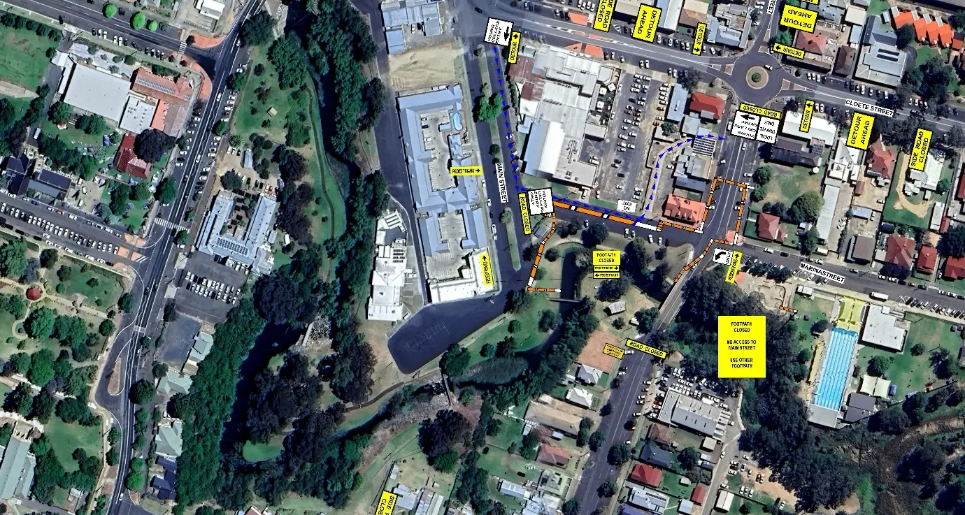 Lynch Street closed temporarily for drainage upgrade project