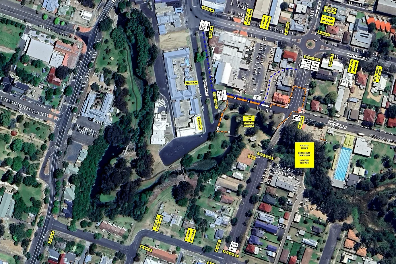 Lynch Street closed temporarily for drainage upgrade project