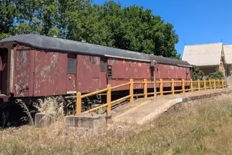 Historic railway carriage offered for purchase