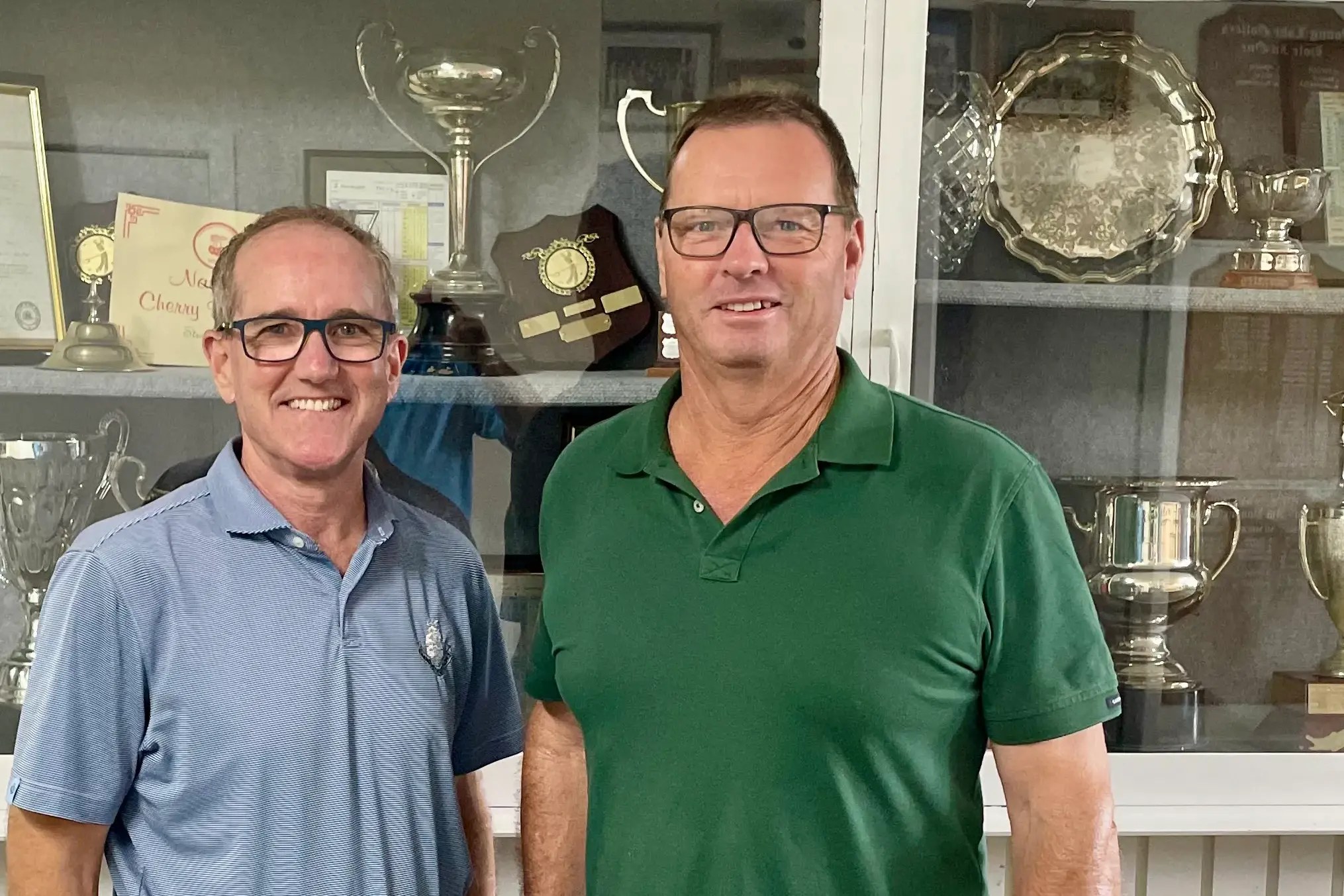 <p>4BBB runners up David Hamblin and Warren Schaefer. PHOTO: Supplied</p>\\n