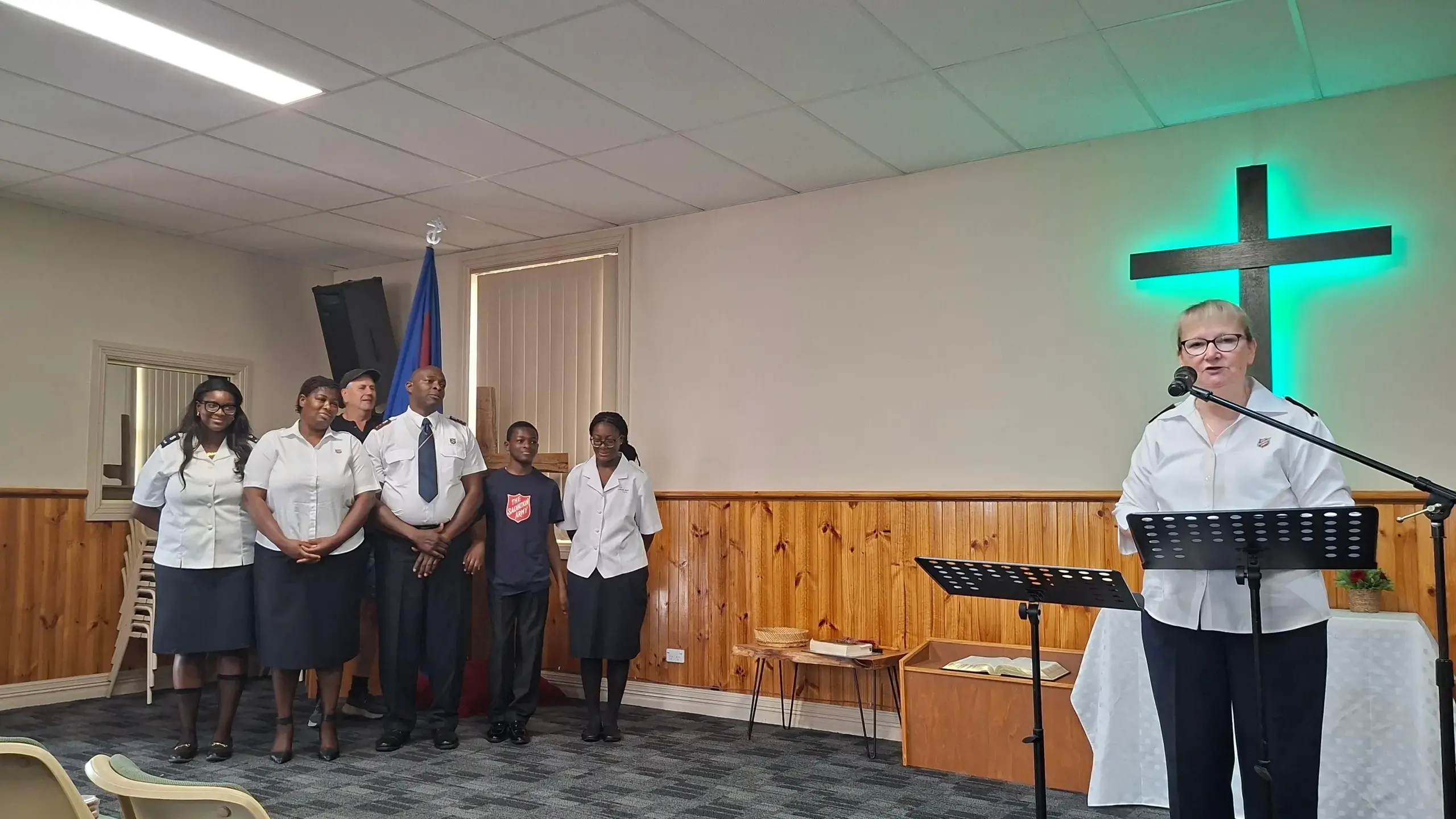 Salvation Army welcomes Captain Delany to Young