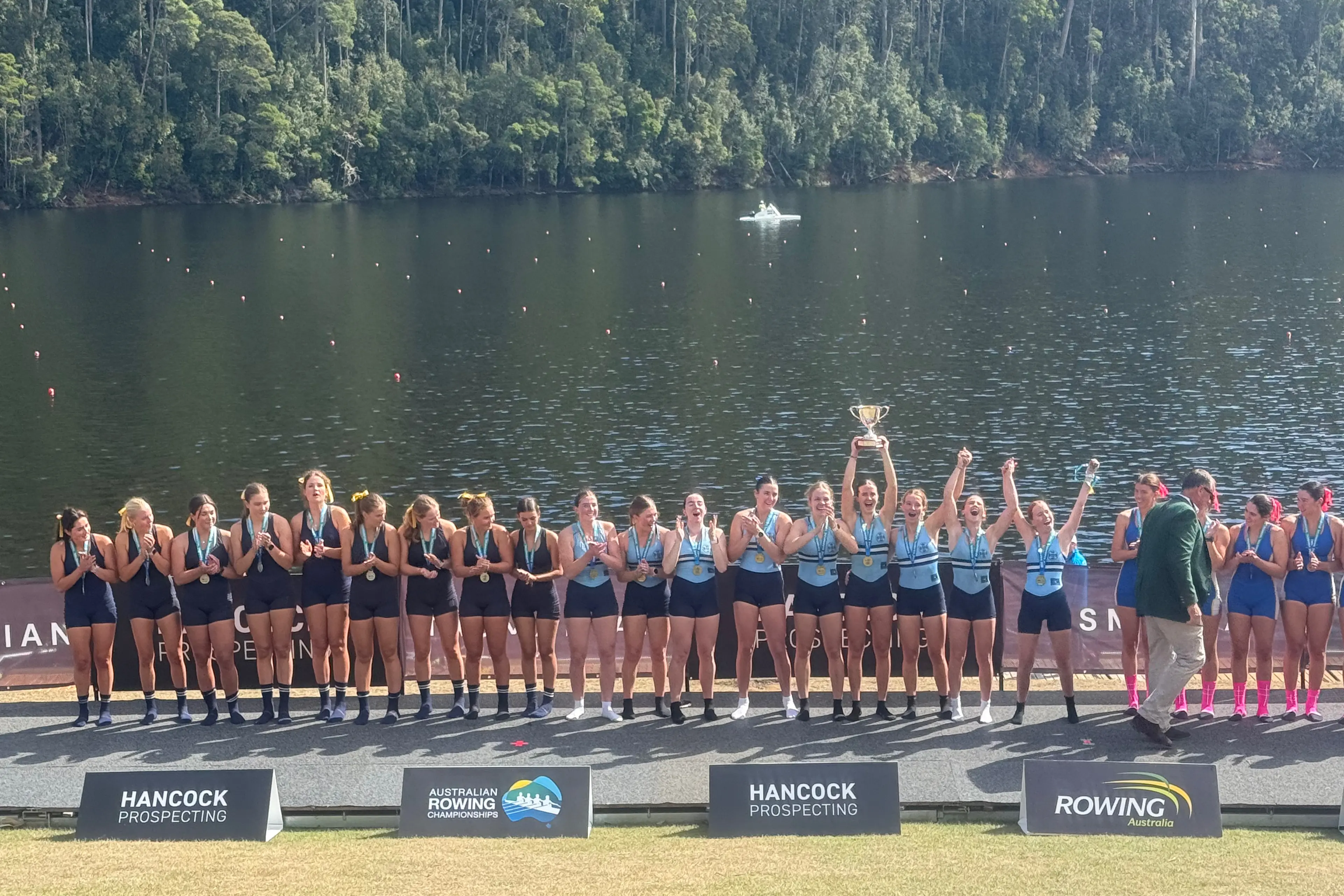 <p>Alice rowed for her school Kinross Wolaroi in the Schoolgirls Coxed 8 and won the National championships</p>\\n