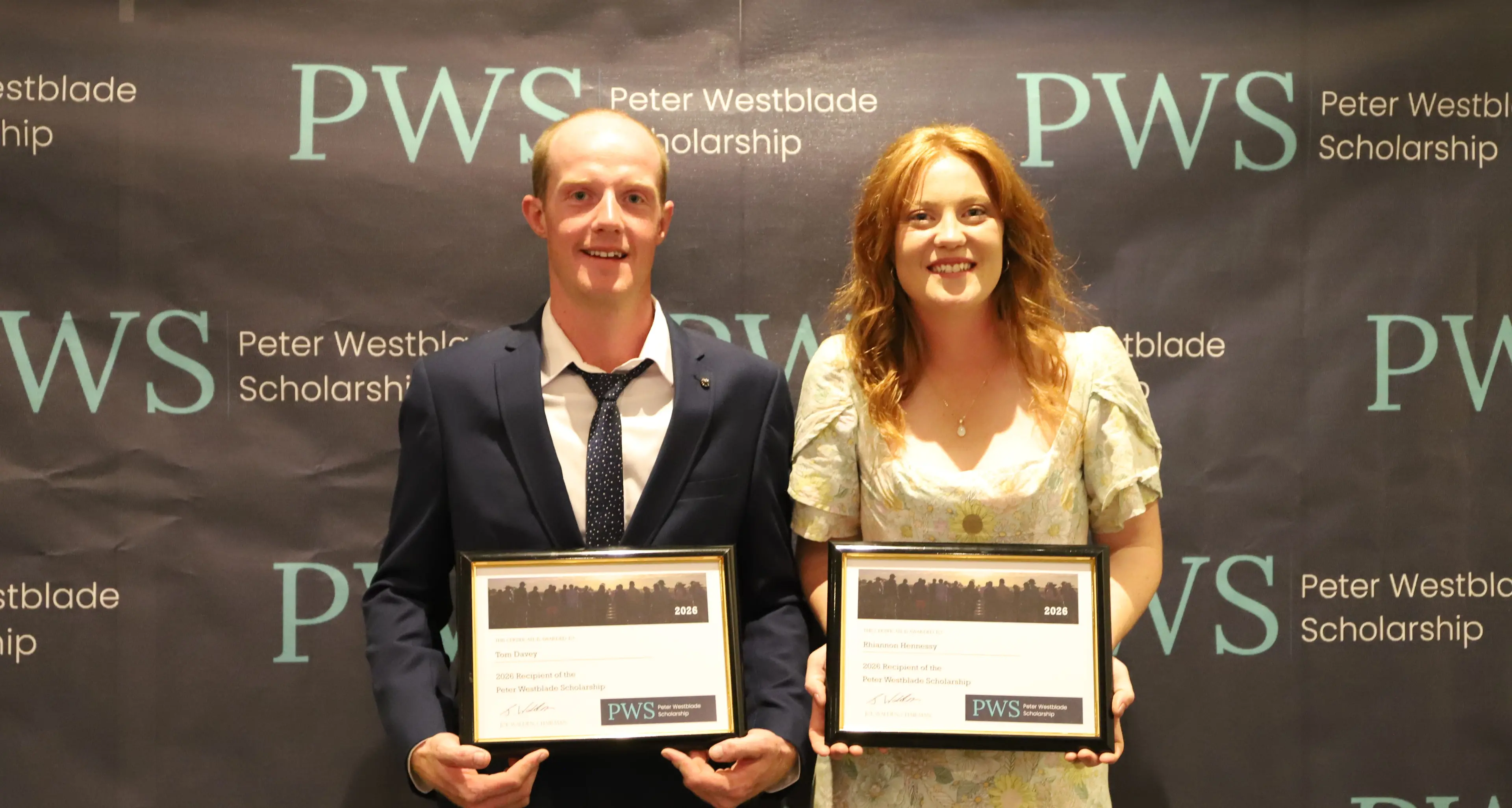 Peter Westblade Scholarship awarded to Rhiannon