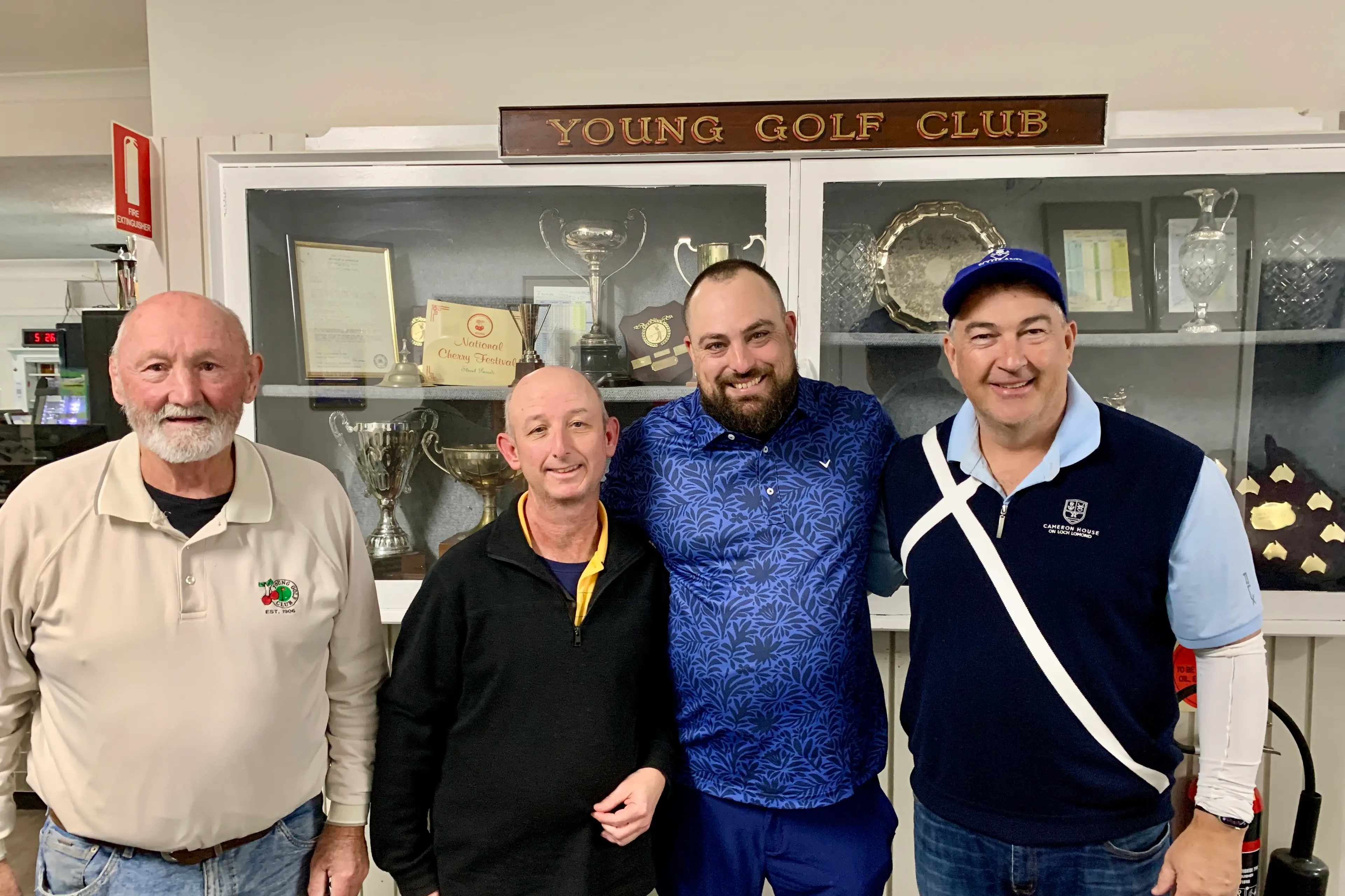 <p>June Monthly Medals sponsored by Cooltech Refrigeration & Air Conditioning- sectional winners Col & Paul Blizzard, Matthew Simmons and Peter Kirkwood. PHOTO: Supplied</p>\\n