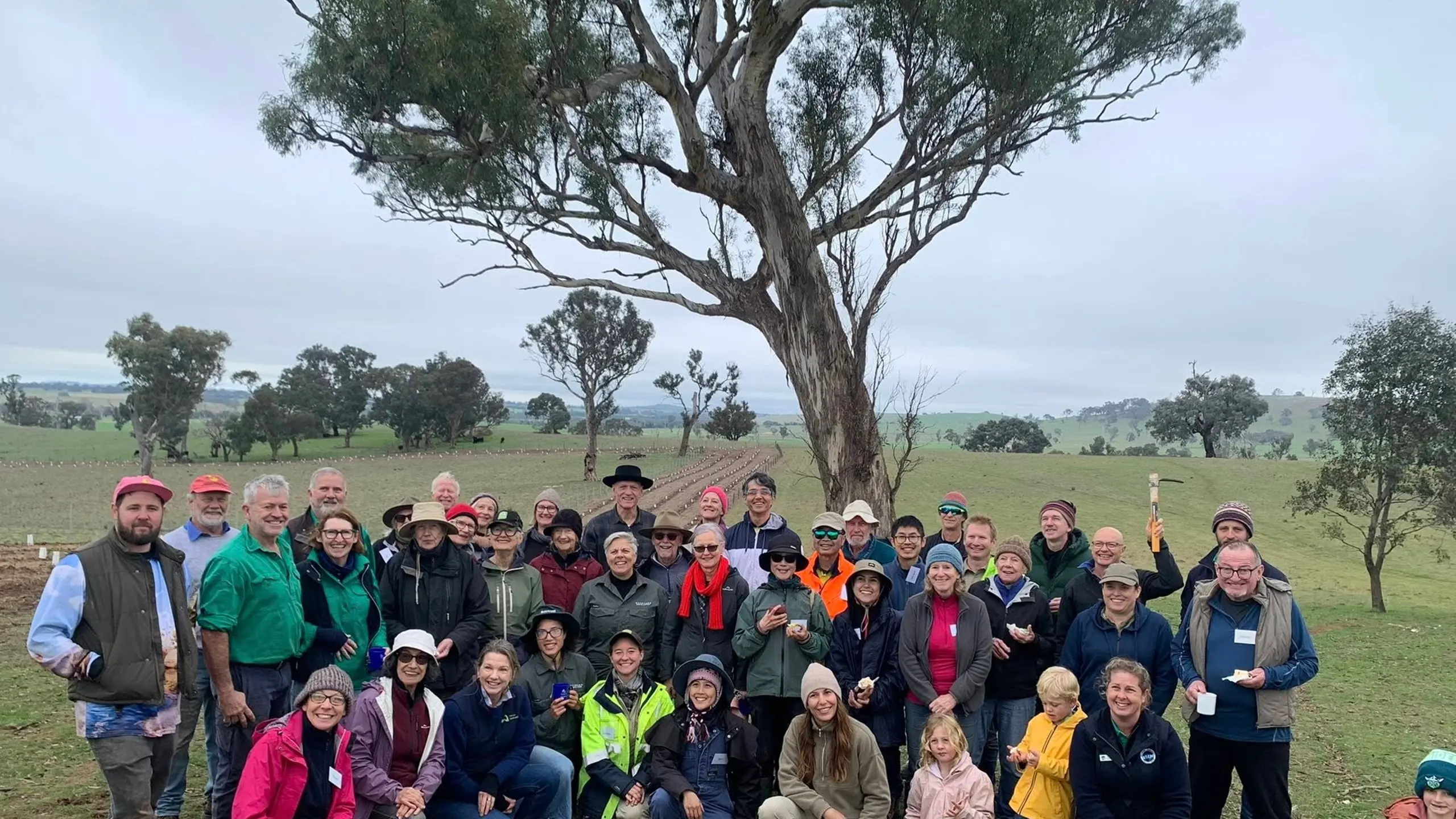 Volunteers dig deep