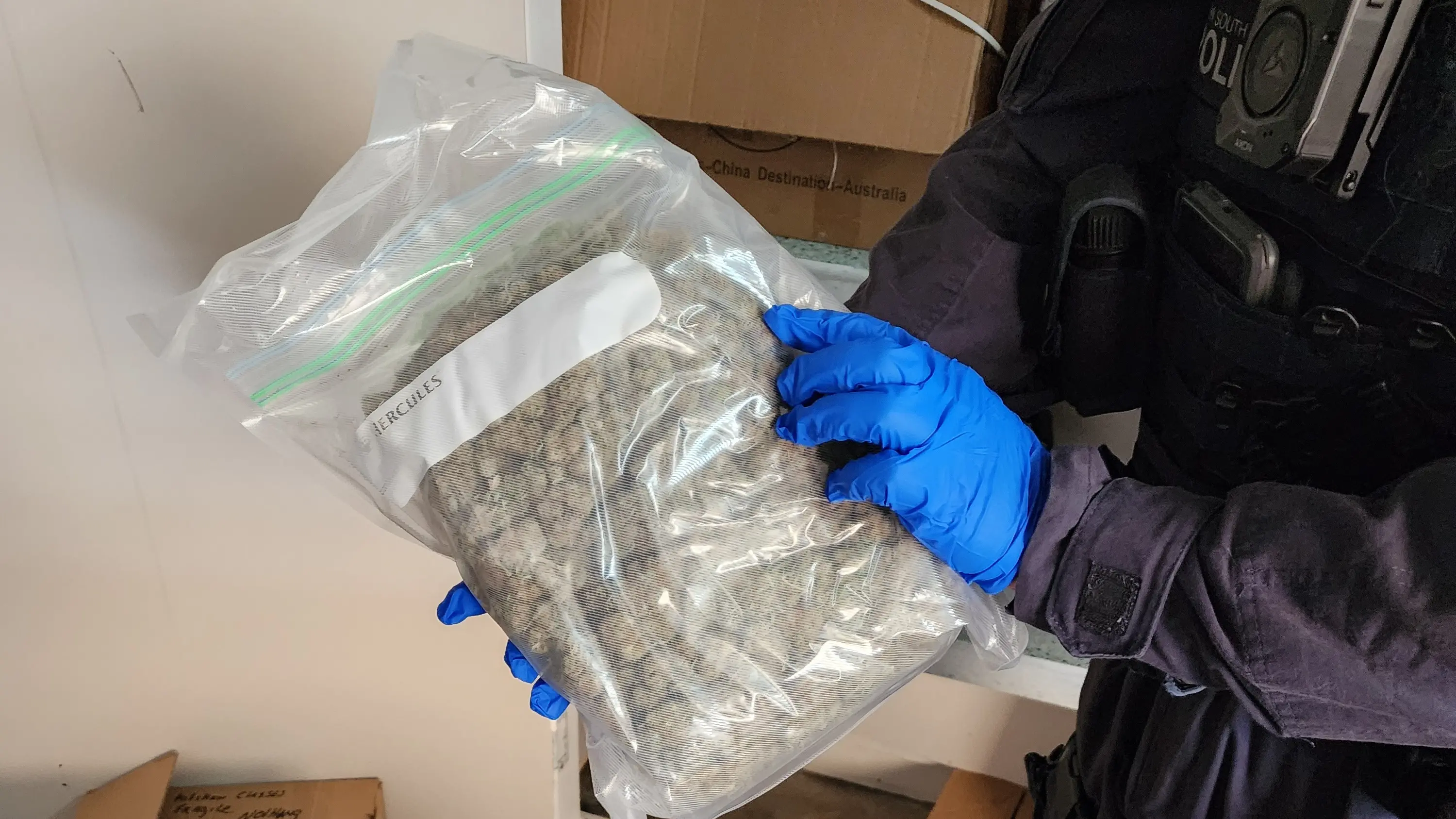 Drugs seized during two searches
