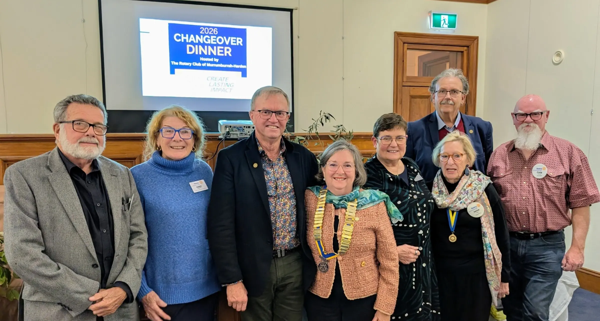 Rotary changeover marks a year of service, renewal and lasting impact