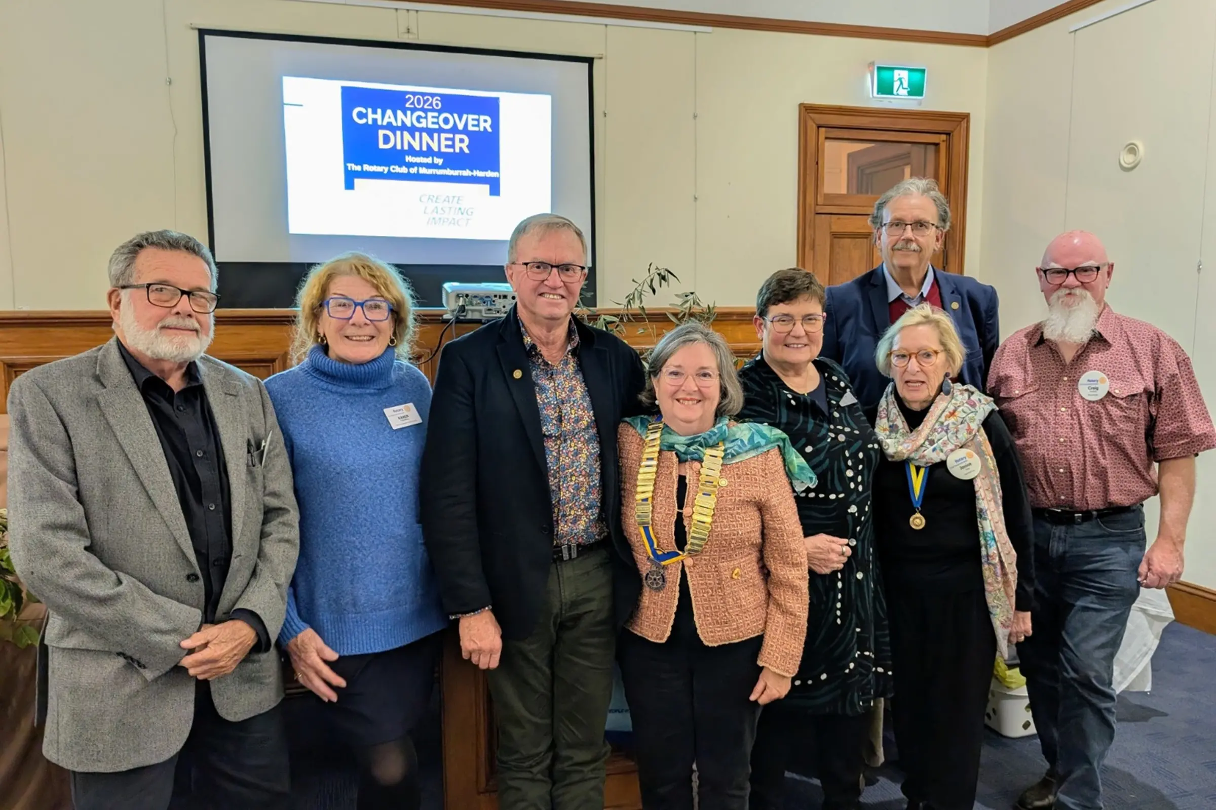<p>New Rotary Board Ron Spelman, Karen Tanswell, Pat OConnor, Rita OConnor, Krista Hooke, Janice Gray, Hugo Sachs and Craig Nicholls. PHOTO: Supplied</p>\\n