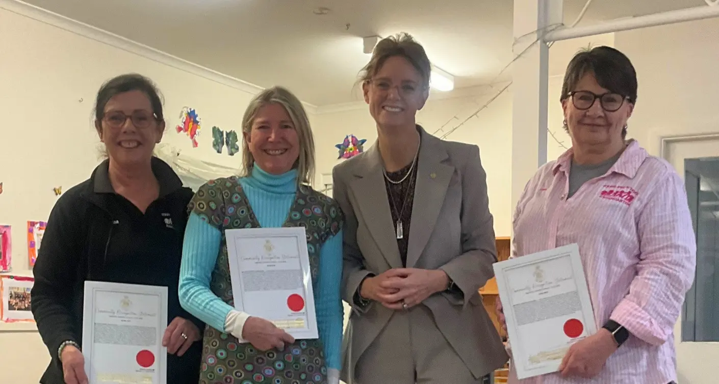 Preschool educators celebrated for combined 82 years of care and education