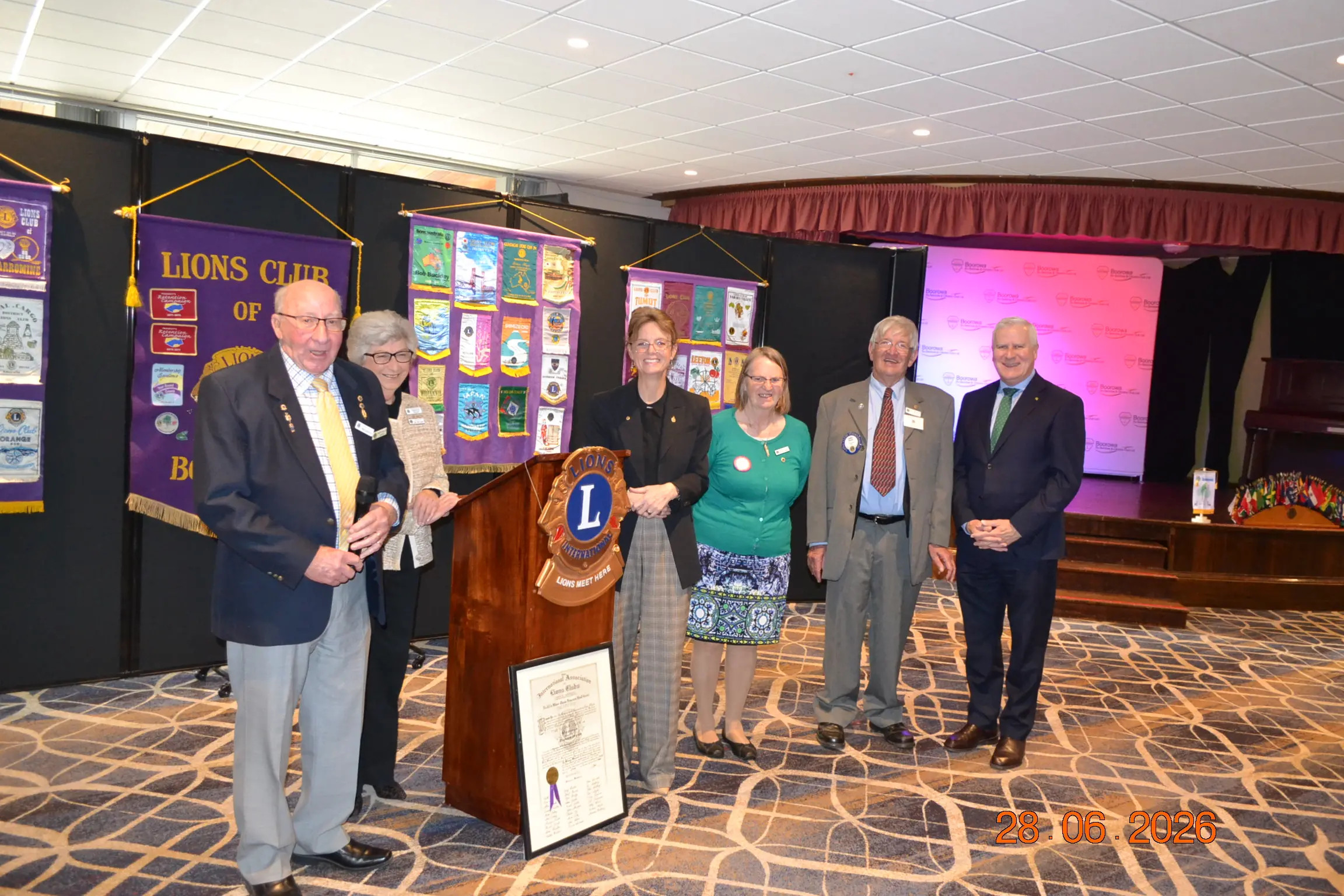<p>Member for Cootamundra Steph Cooke and Federal Member for Riverina Michael McCormack with members of the incoming Boorowa Lions Club board at the 2026 Changeover Luncheon, including president Barry Miller, secretary Marilyn Miller, treasurer Linda Bensley and first vice-president Gary Waddell.</p>\\n