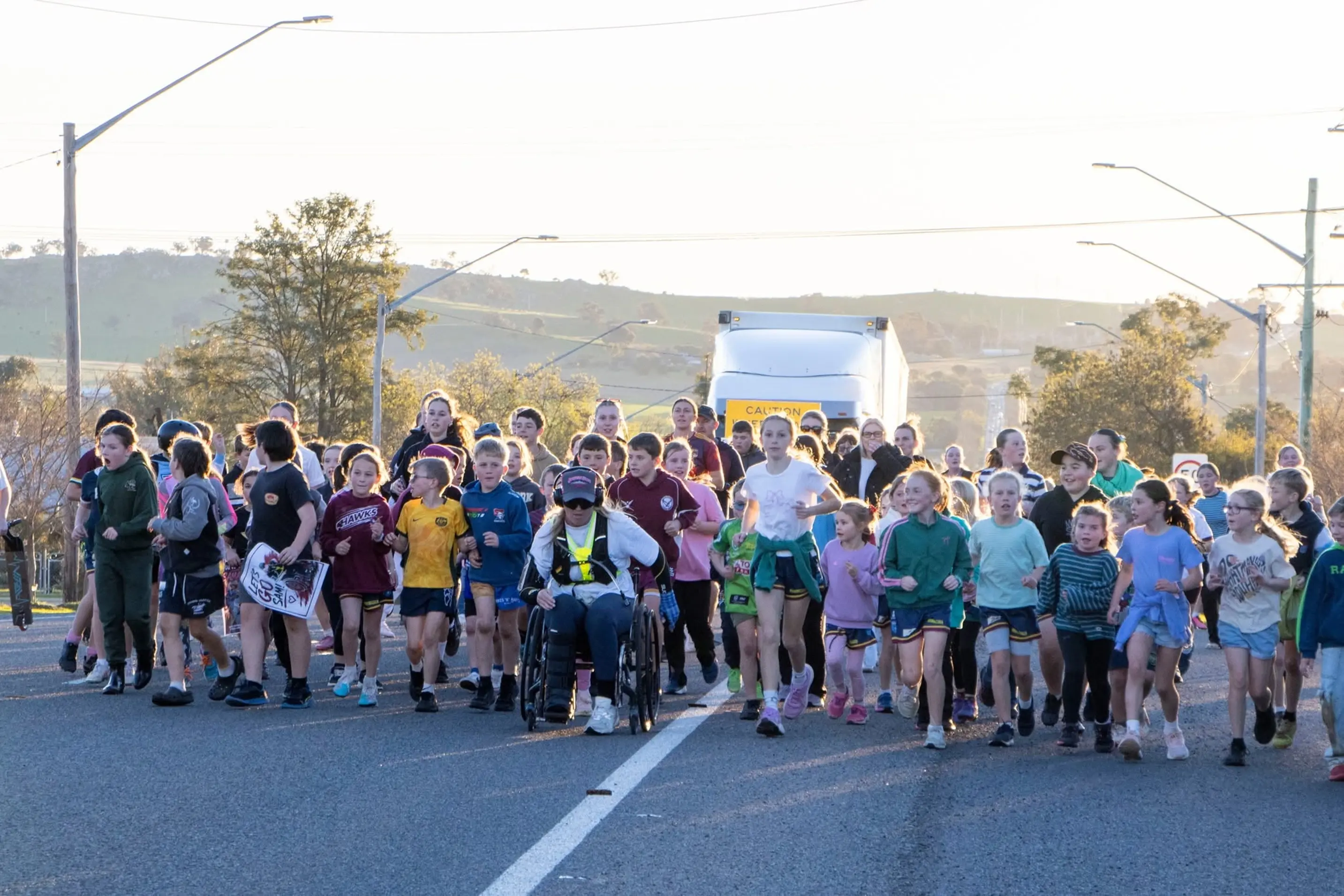 <p>Sam Langford had massive support from  communities around the Riverina, including Harden when she came through on the Big Wheel Challenge. PHOTO: Martin Lang Photography</p>\\n