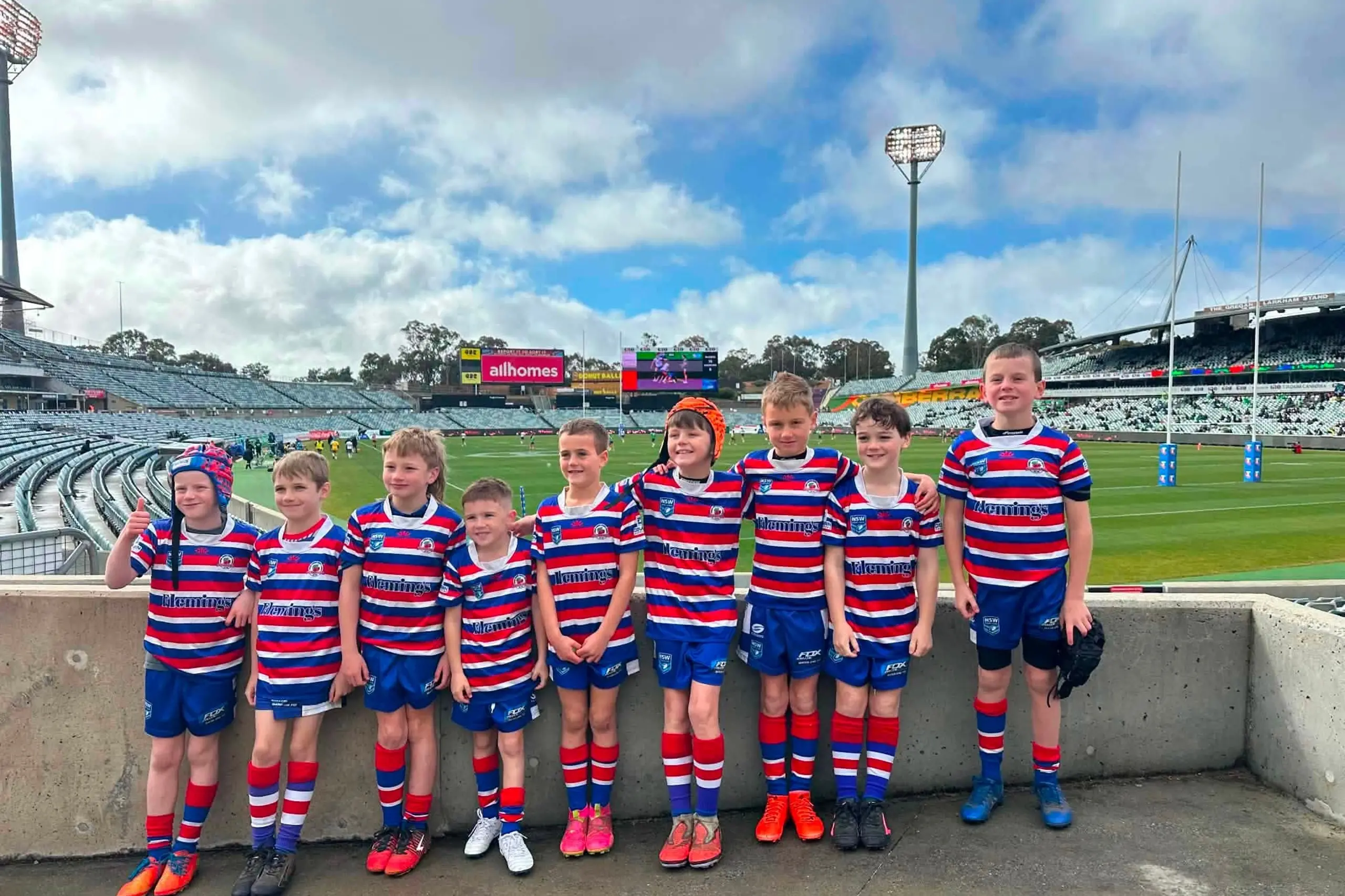 <p>The Cherrypickers under 8\\'s have had played a great game of footy at Canberra\\'s GIO Stadium. PHOTO: Young Junior Rugby League Facebook </p>\\n