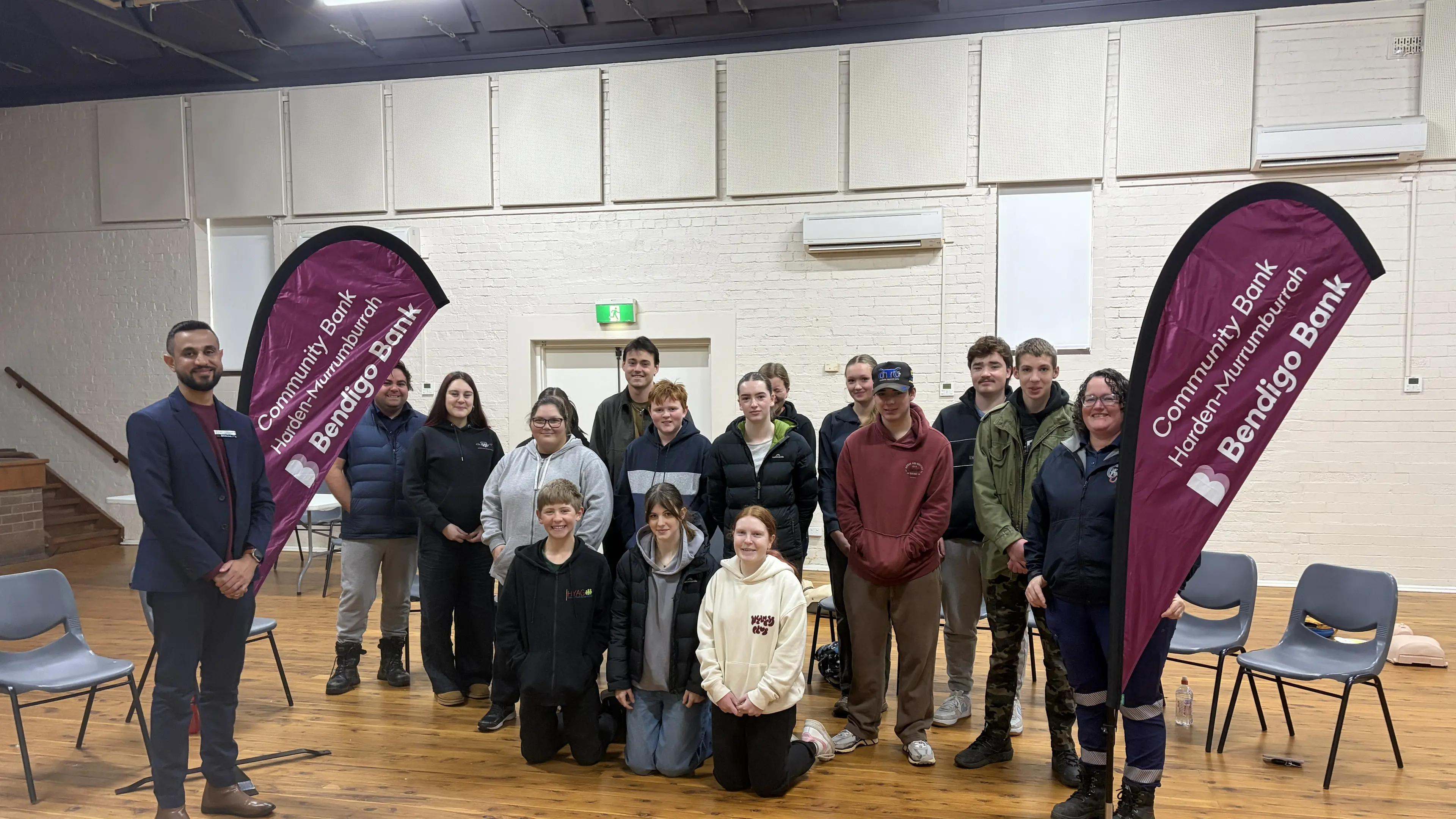 Young people learn skills that save lives at Harden first aid course