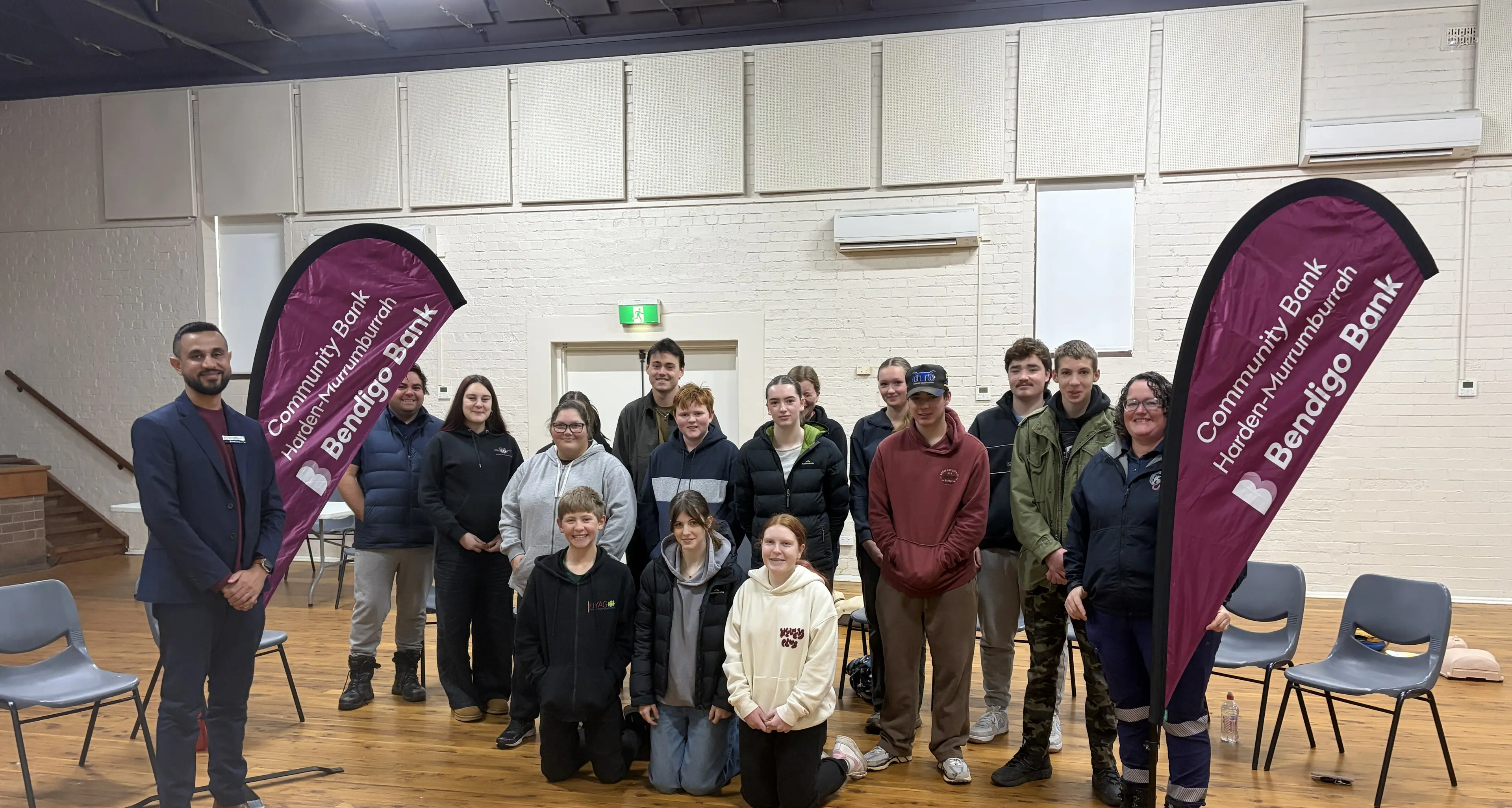 Young people learn skills that save lives at Harden first aid course