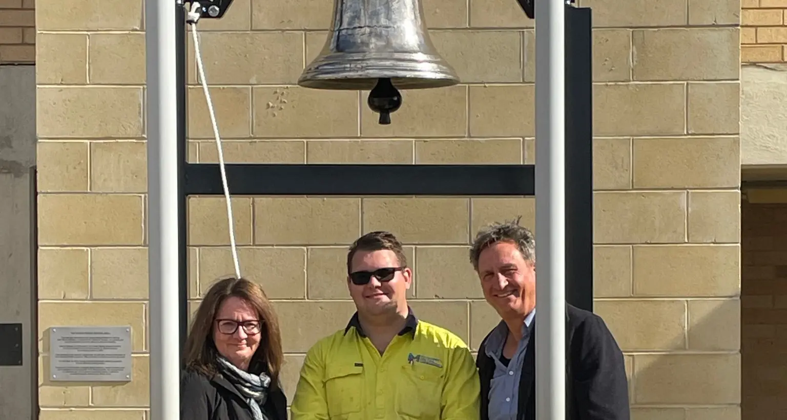 Historic school bell shines again