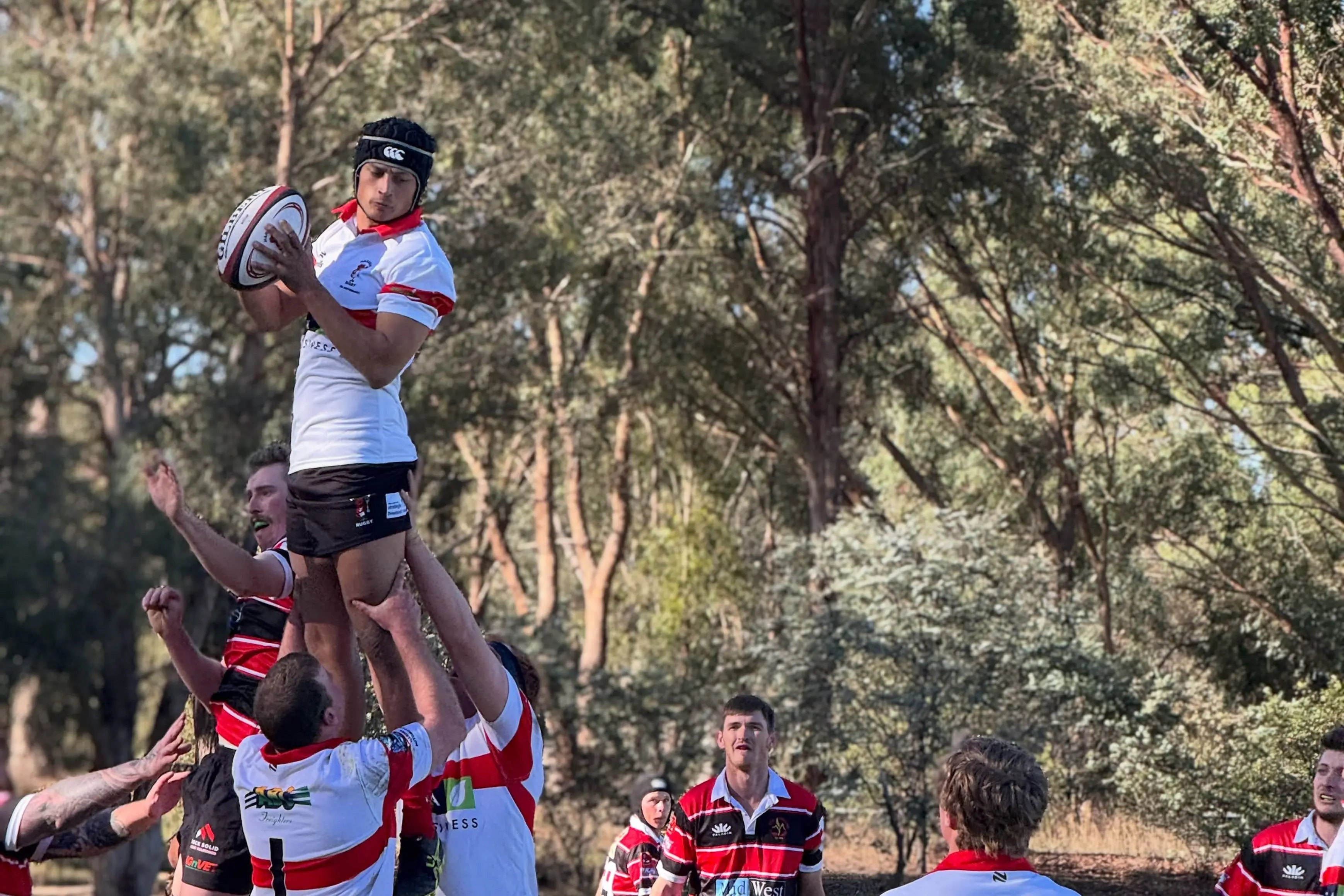 <p>The Harden Red Devils are gearing up for their semi final matchups this weekend. PHOTO: Harden Red Devils Facebook page.</p>\\n
