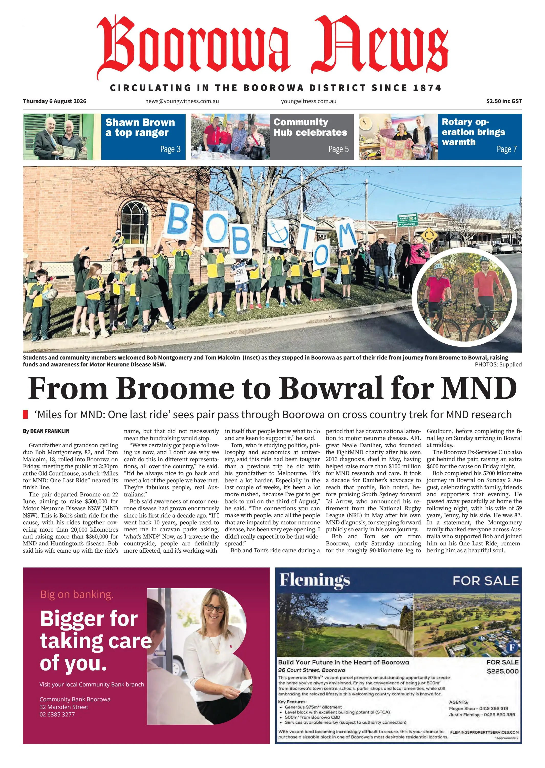 Boorowa News - Thursday 6 August 2026