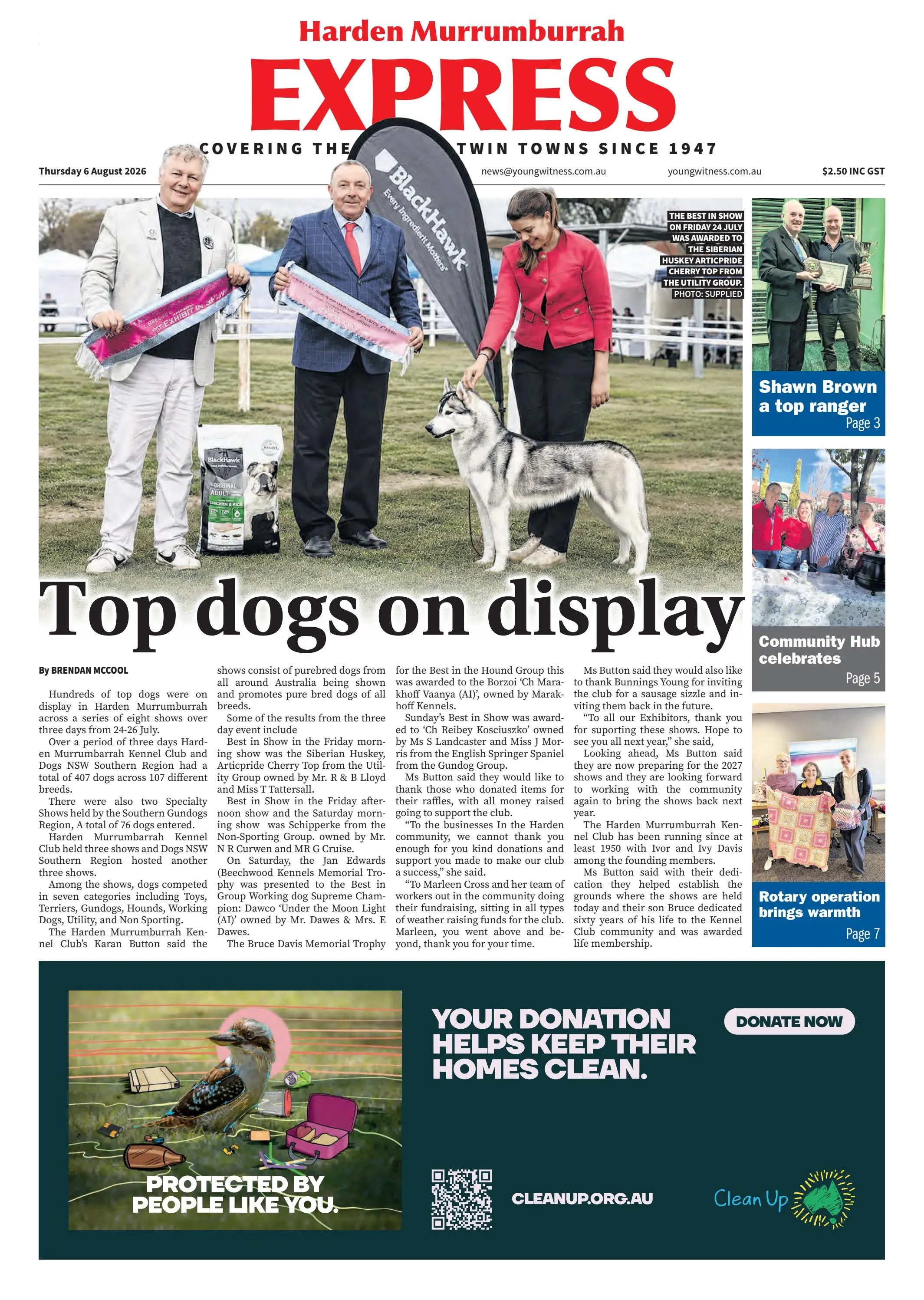 Harden Murrumburrah Express - Thursday 6 August 2026