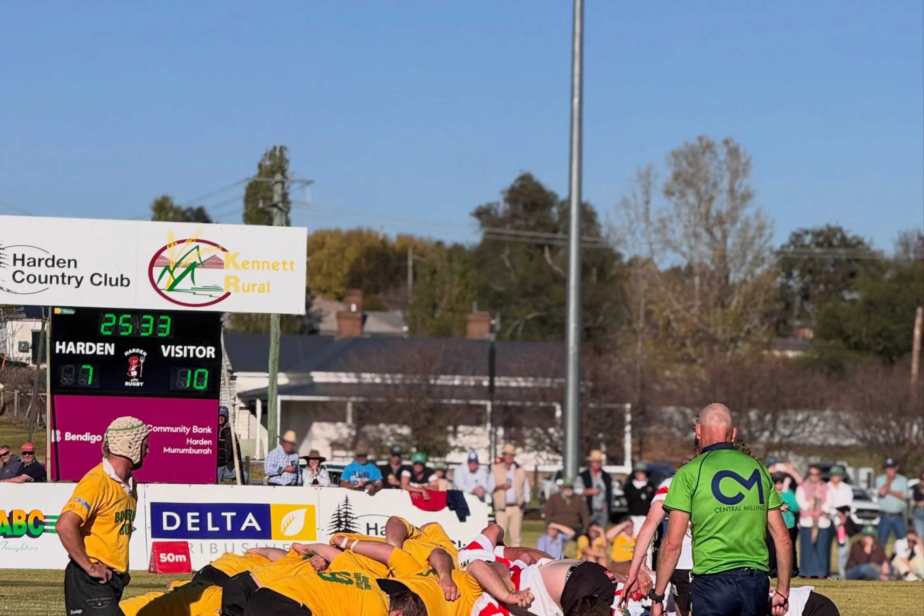 <p>The Boorowa Goldies are through to the grand final after defeating the Harden Red Devils 22-14 over the weekend. PHOTO: Harden Red Devils Facebook.</p>\\n