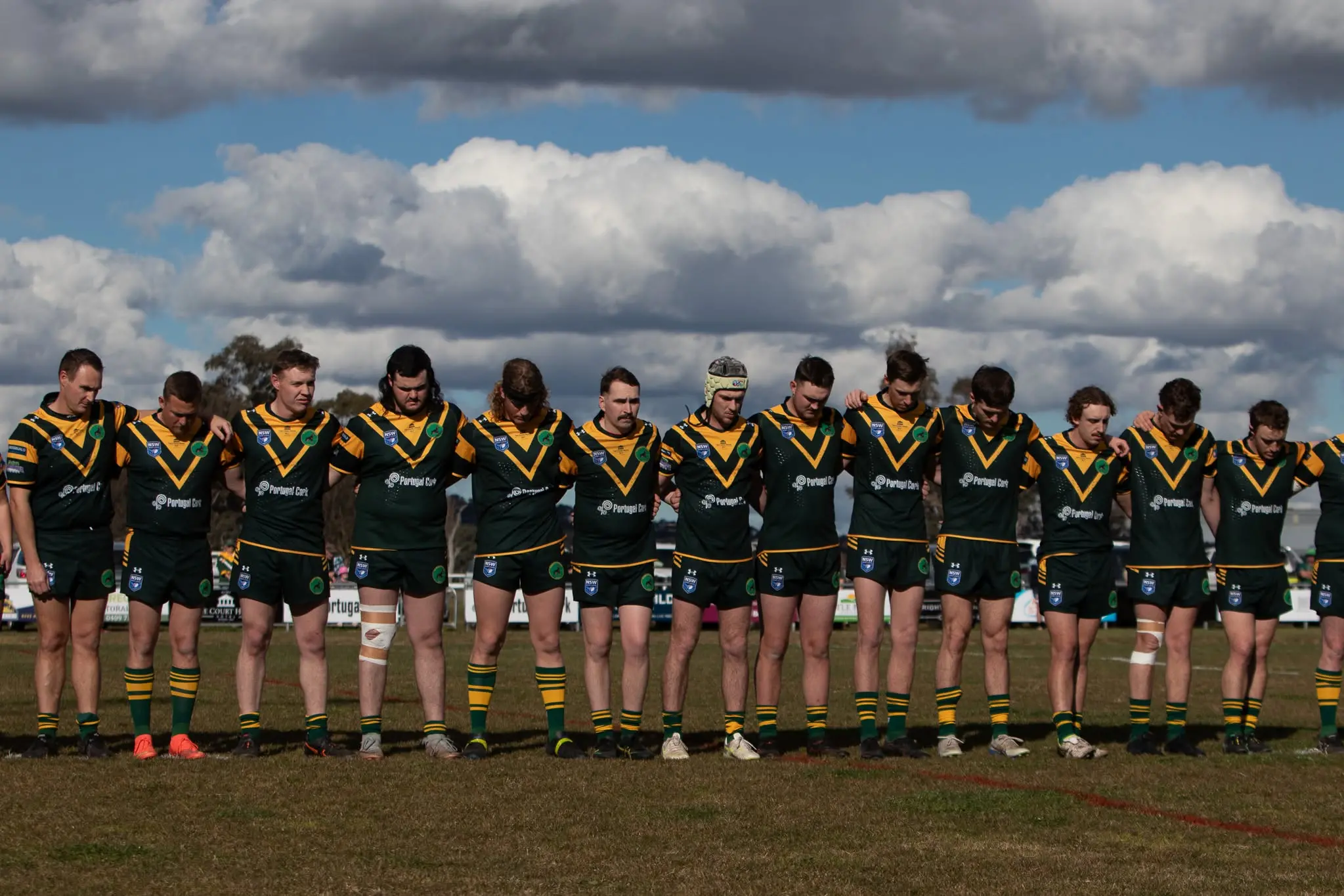 <p>The Boorowa Rovers line up before a match earlier this season. </p>\\n