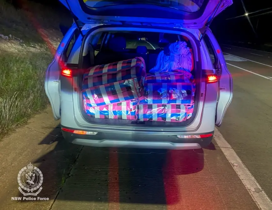 Commercial cannabis haul seized near Yass