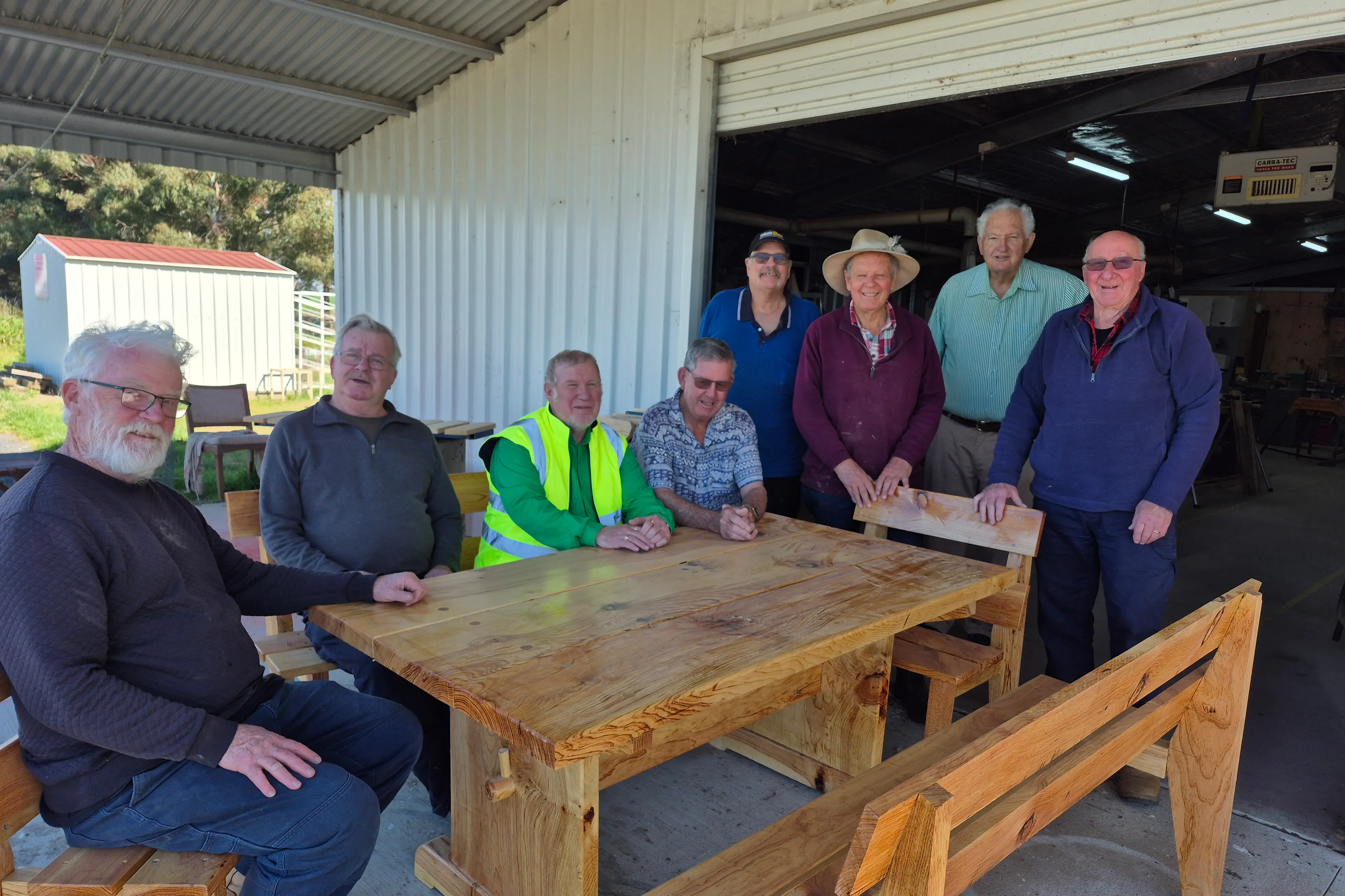Men's Den craft top prize for Christmas Raffle