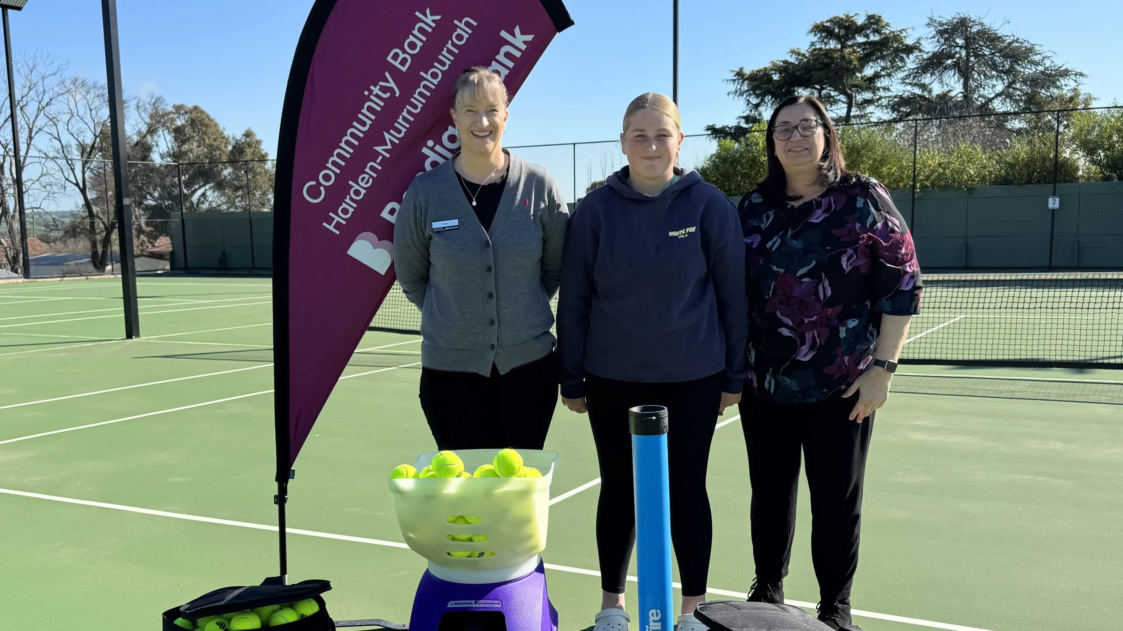 Tennis Club grant a winner for Harden