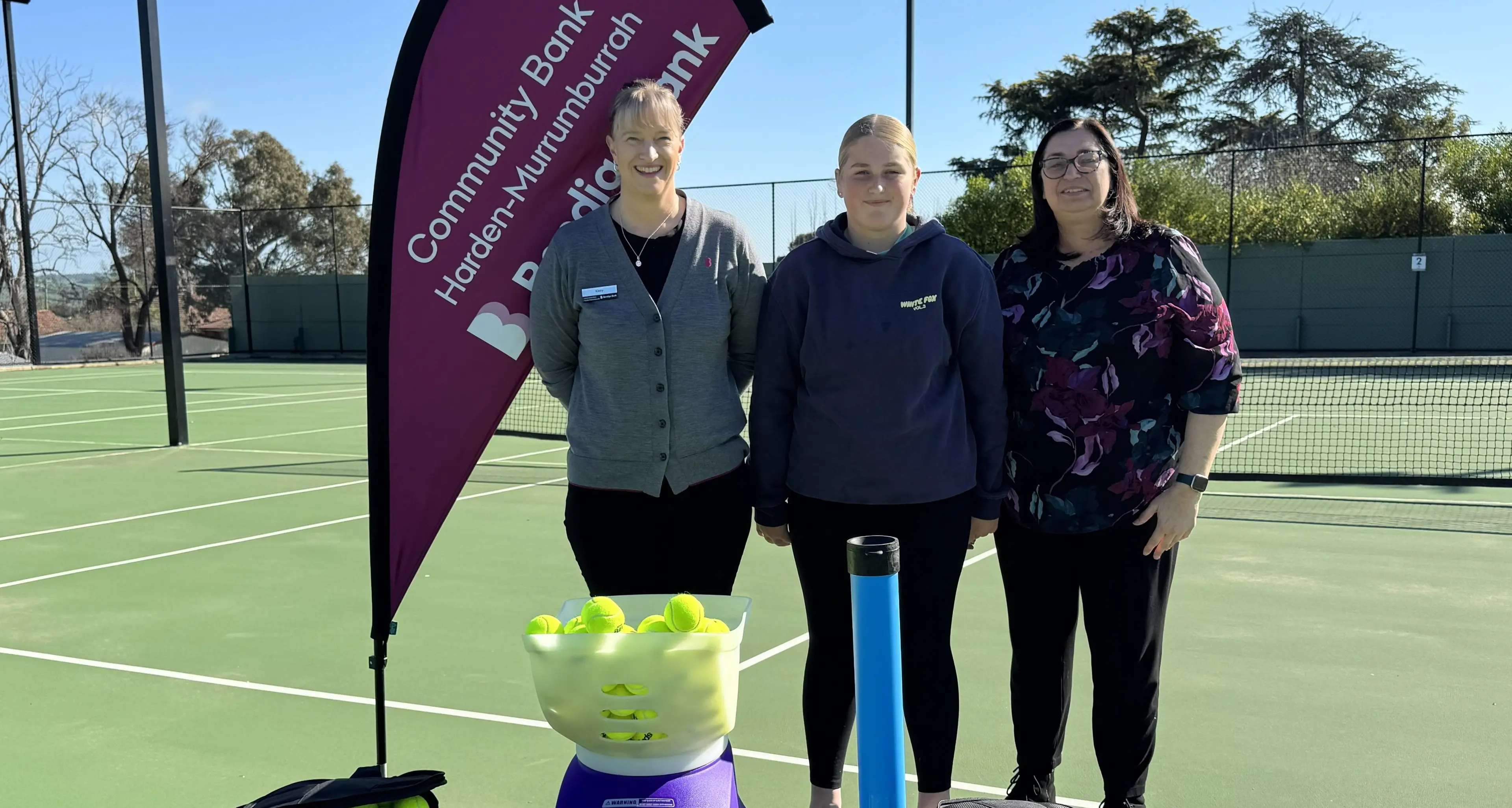 Tennis Club grant a winner for Harden