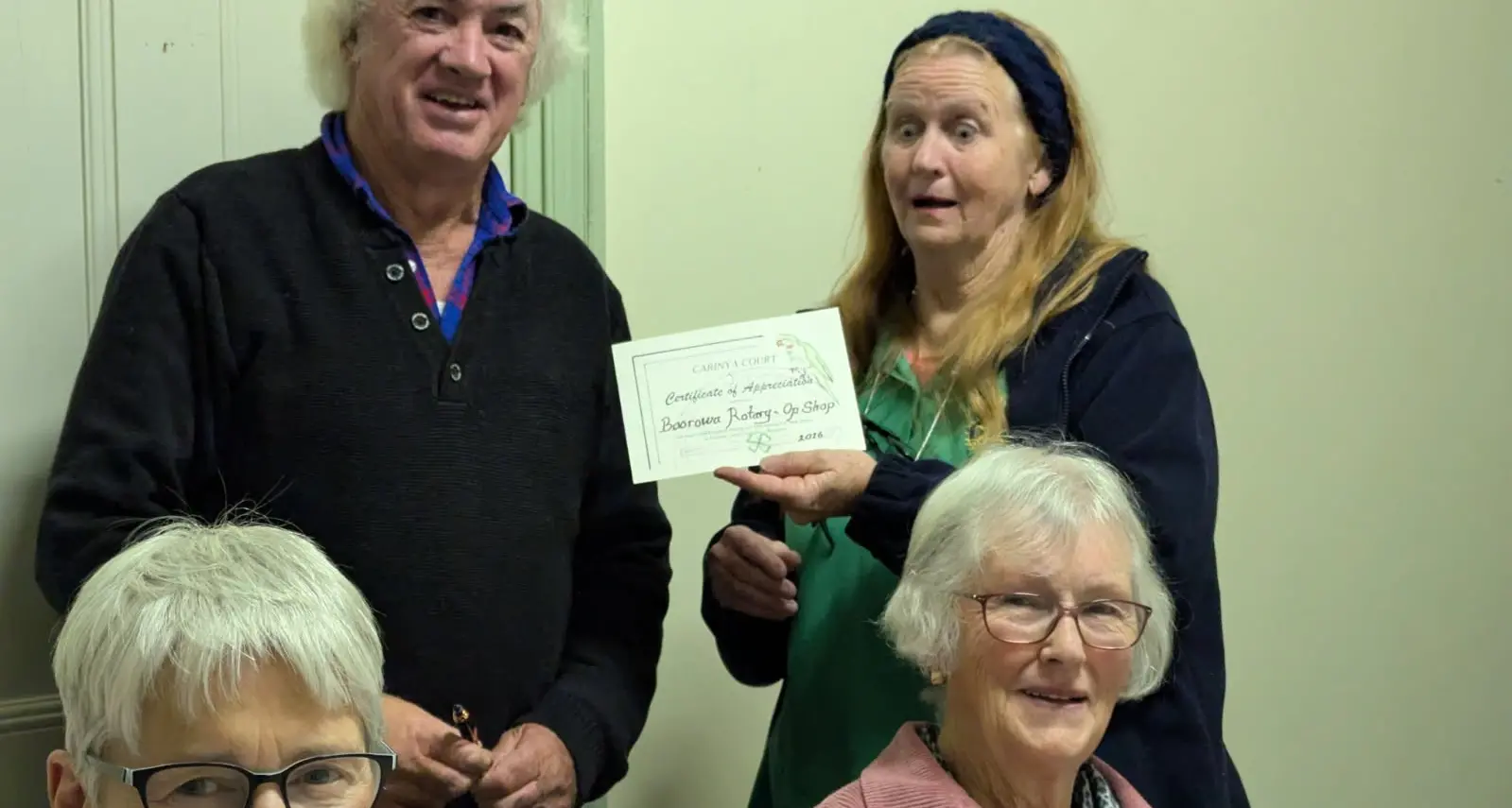 Boorowa Rotary commit $4600 to Carinya Court