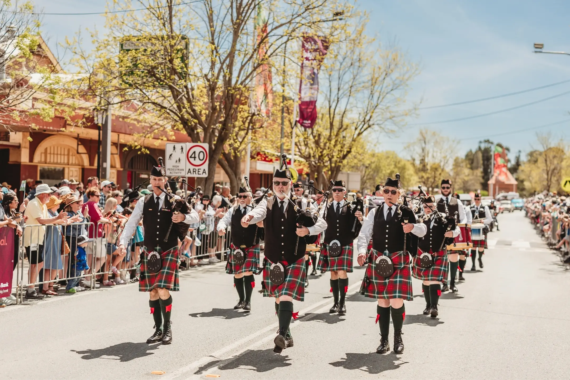 <p>Pipe bands bring colour, tradition and plenty of atmosphere to the Boorowa Irish Woolfest Street Parade. PHOTO: Supplied</p>\\n