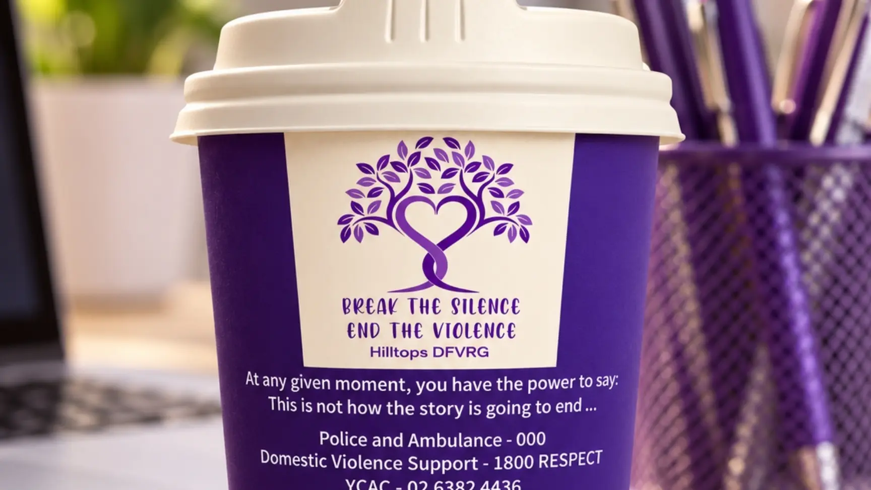 Hilltops to turn purple for domestic violence awareness