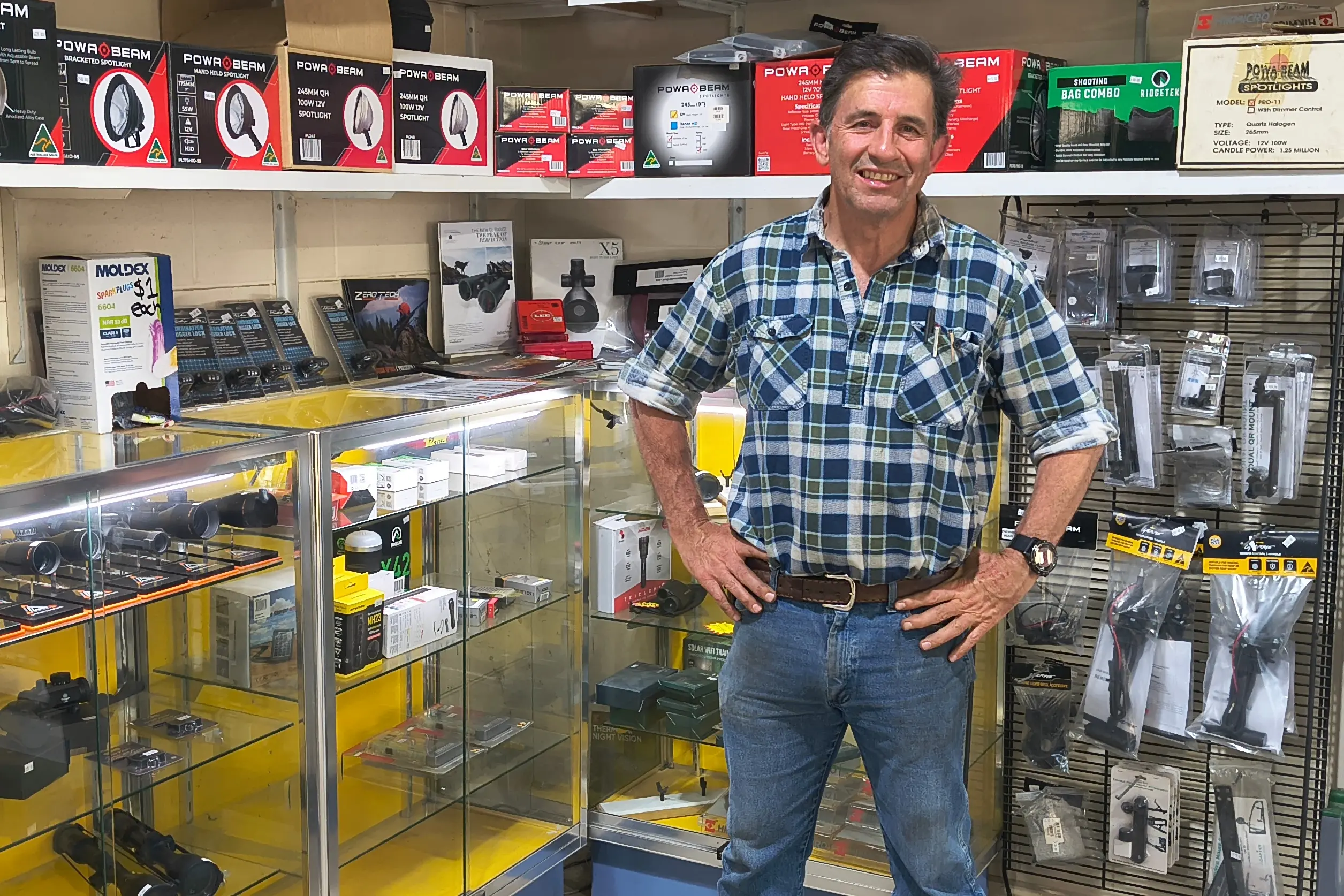 <p>Matt Corkhill of Southwest Shooting Supplies. PHOTO: Dean Franklin</p>\\n