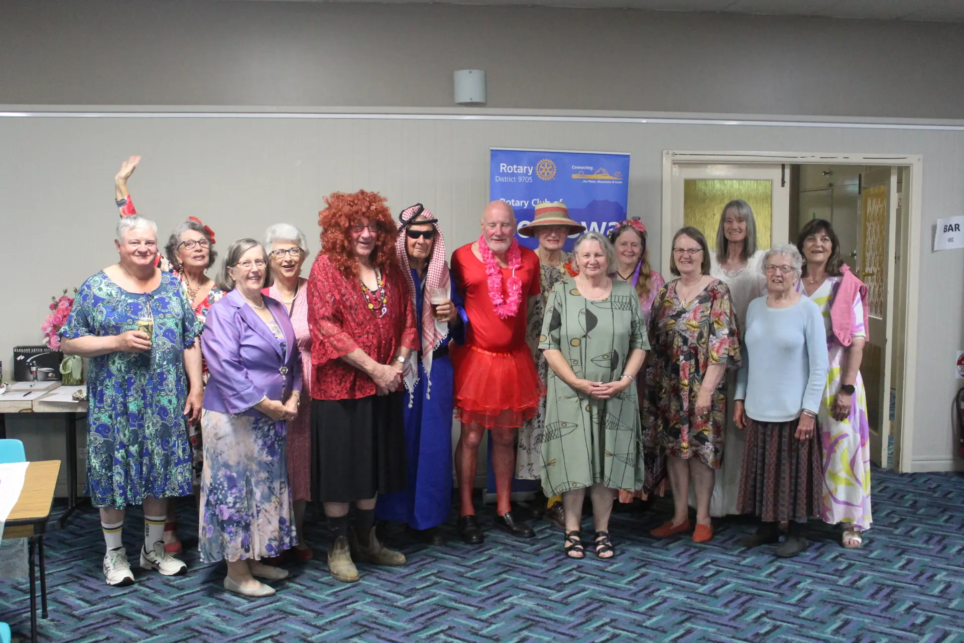 Boorowa Rotary frocks up for ovarian cancer research