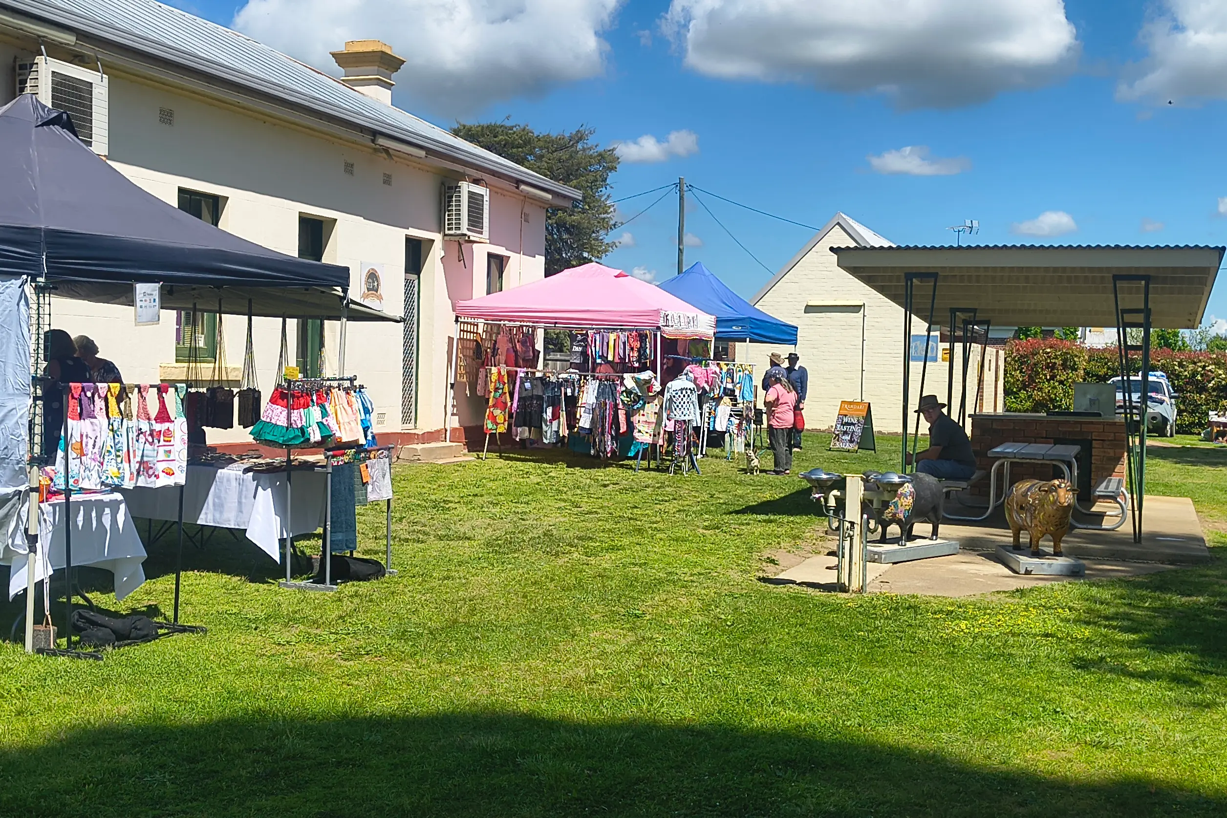 The Boorowa Rotary Markets last  weekend. 