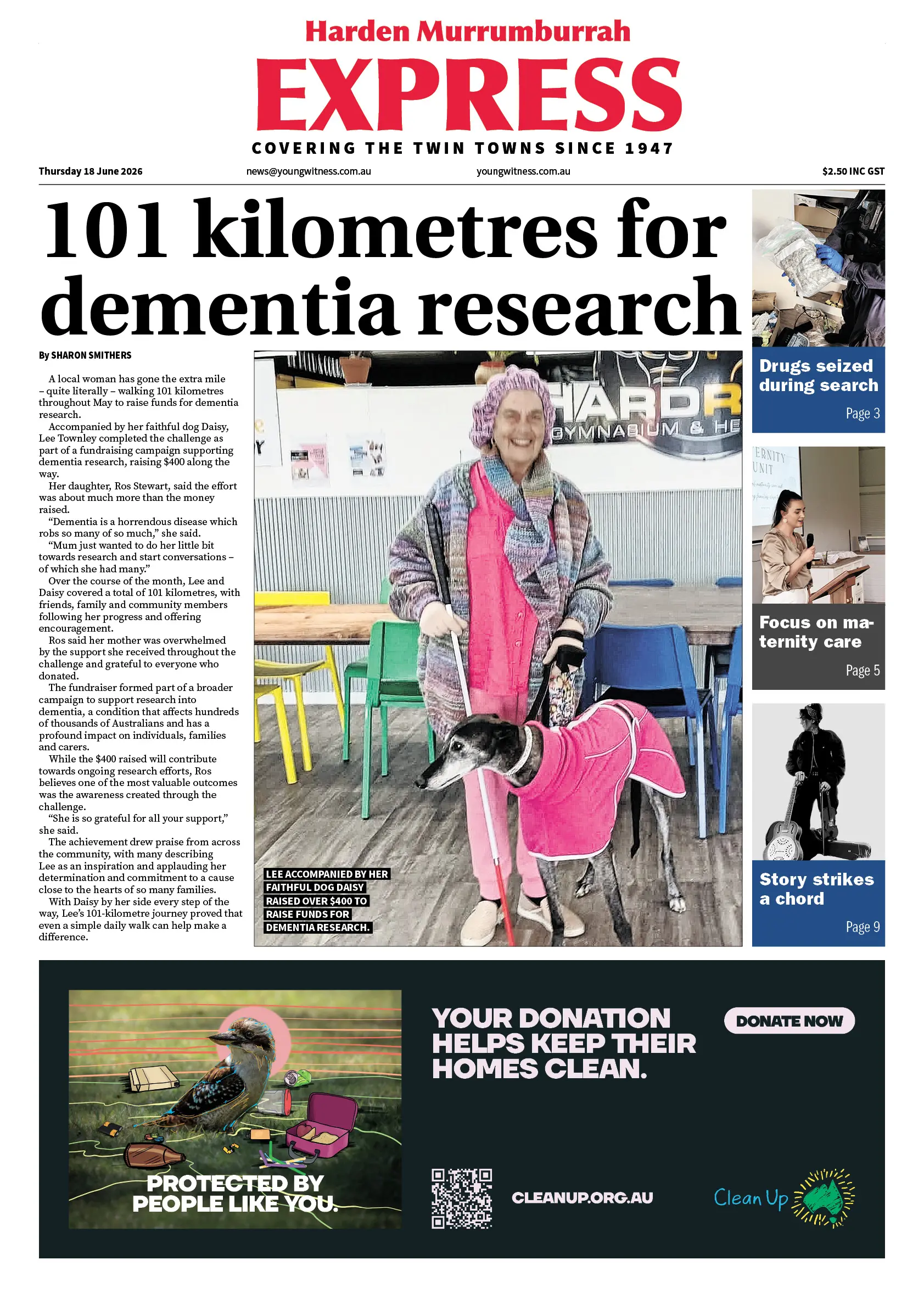 Harden Murrumburrah Express, Thursday 18 June 2026