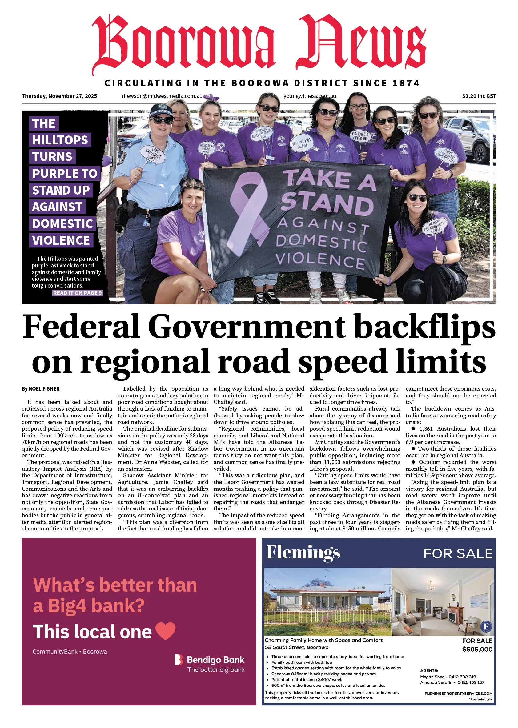 Boorowa News, Thursday, November 27, 2025