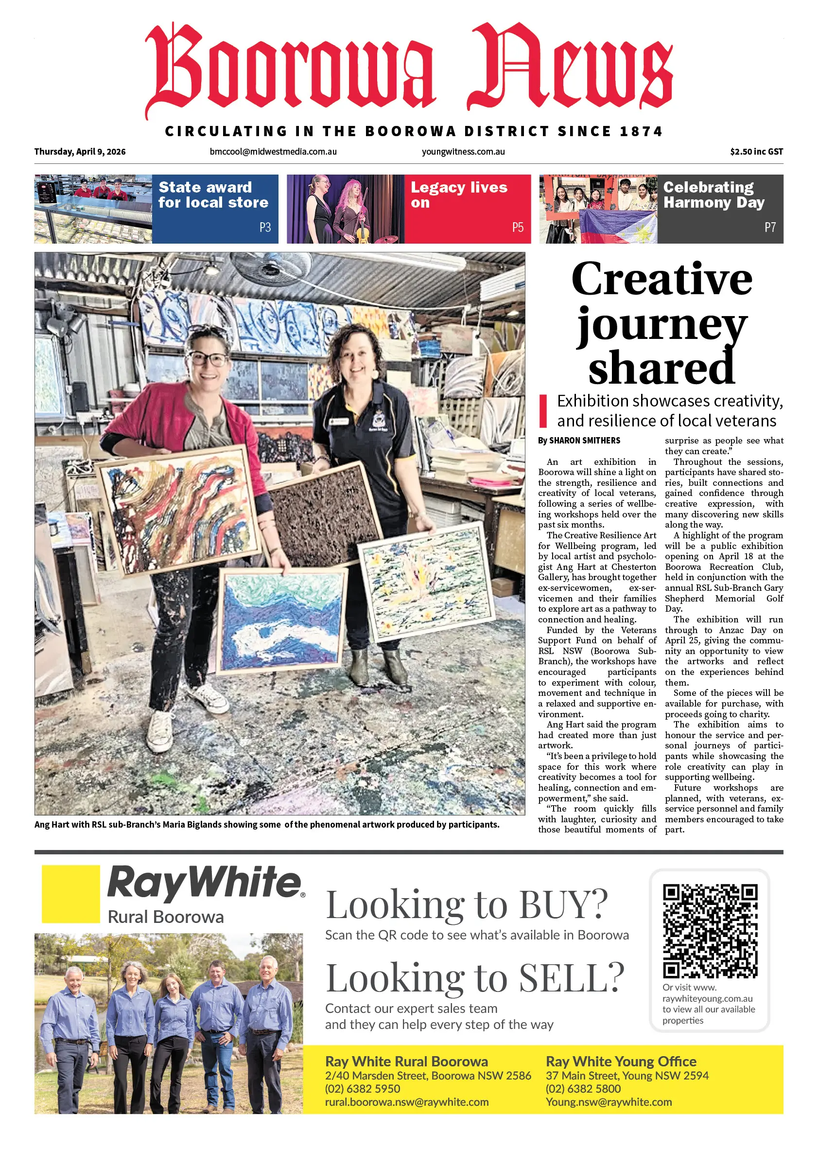 Boorowa News, Thursday, April 9, 2026