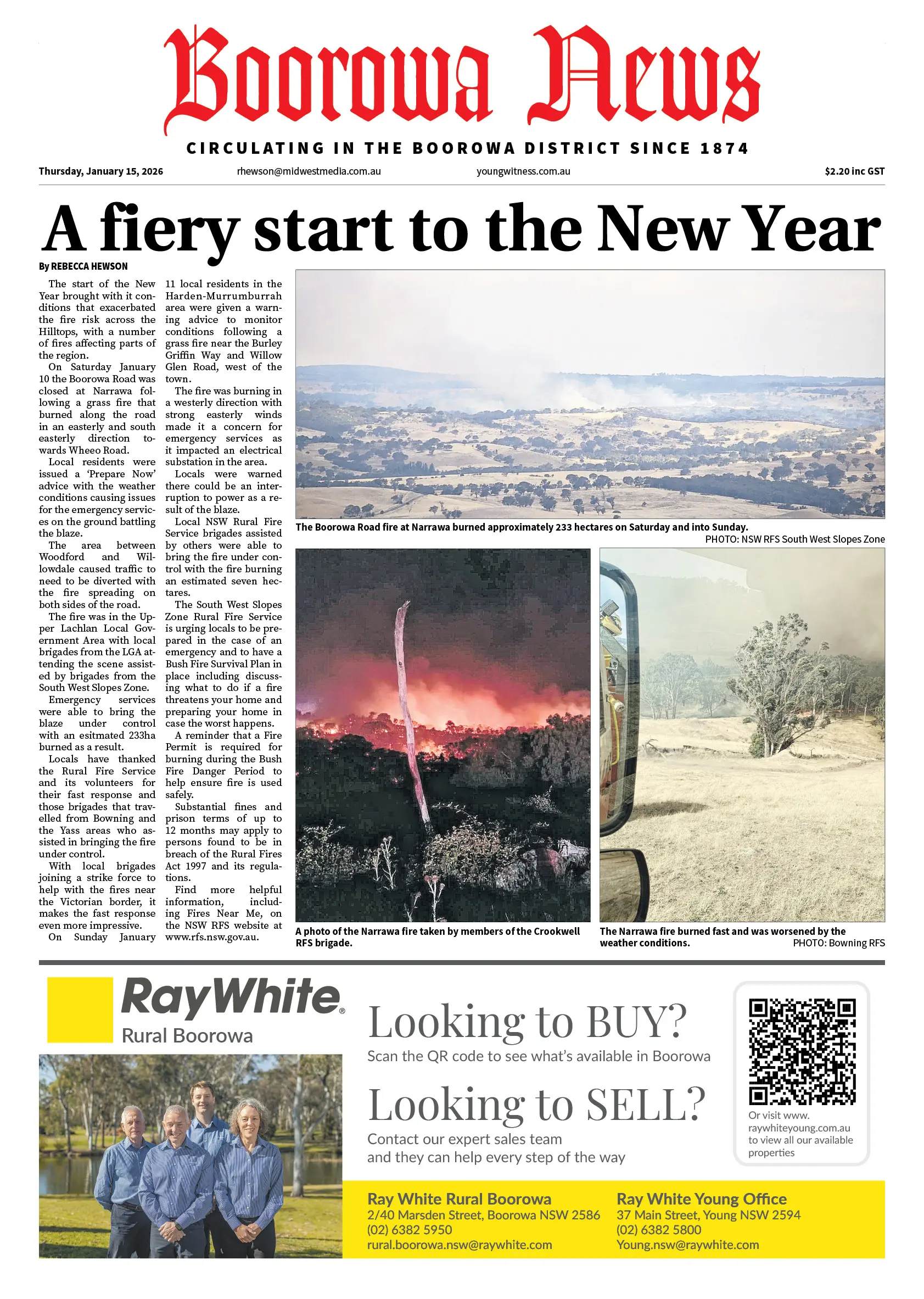 Boorowa News, Thursday, January 15, 2026